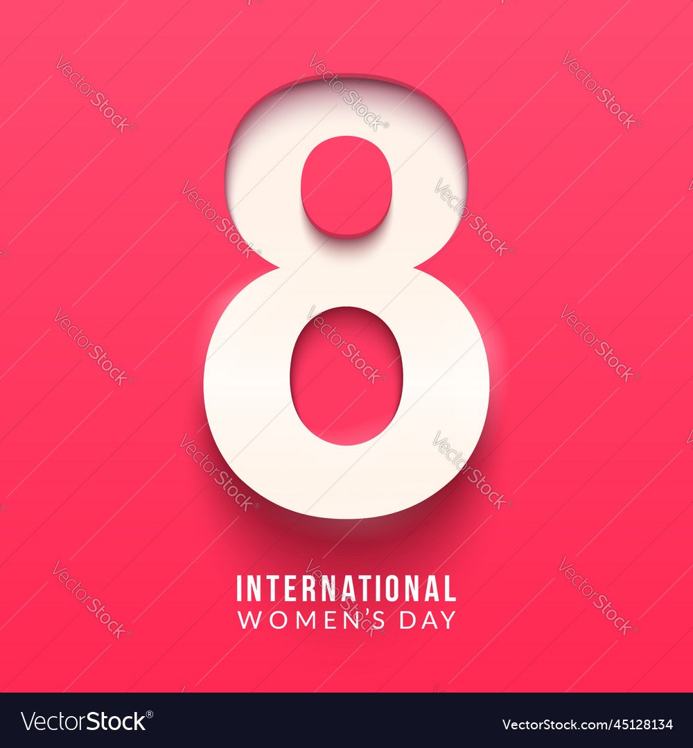 Цифра 8 разноцветная