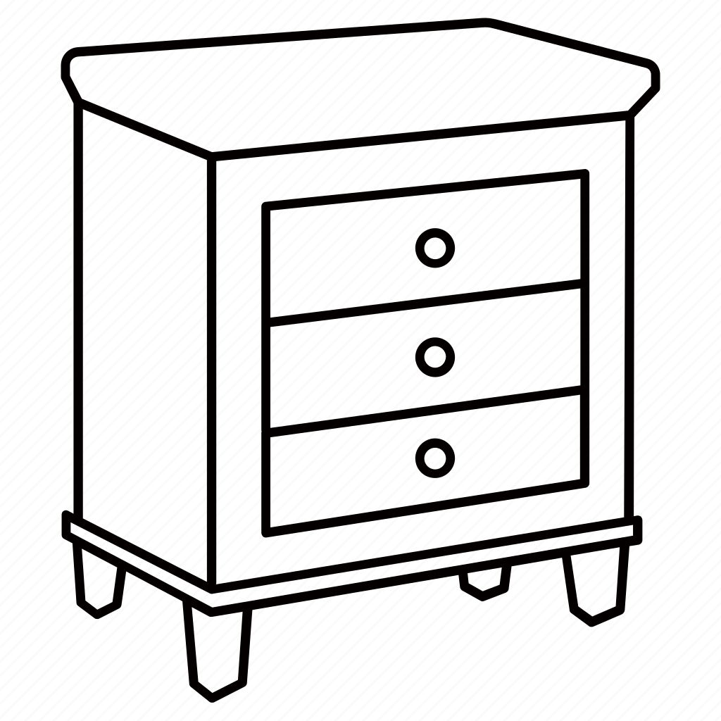 Комод розового цвета