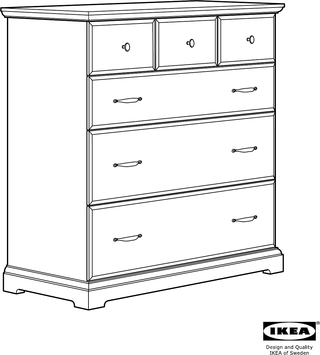 Тумба подкатная ширина 1000мм