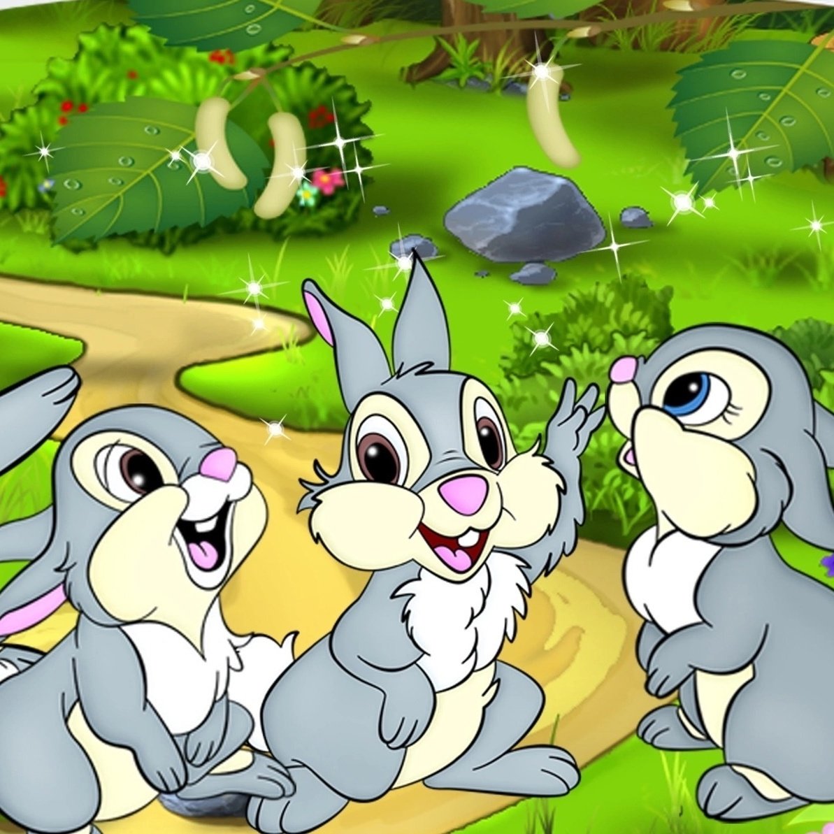 Кролик с венком