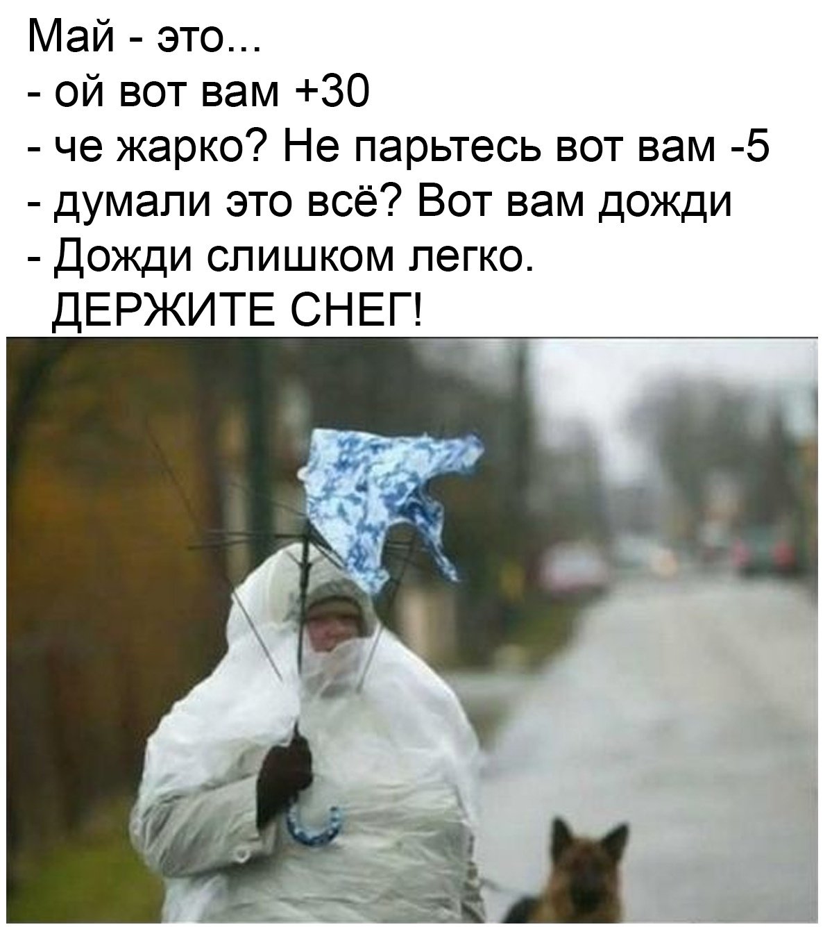 Погодка нынче отпад