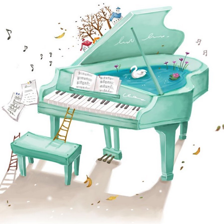 Рояль контурные