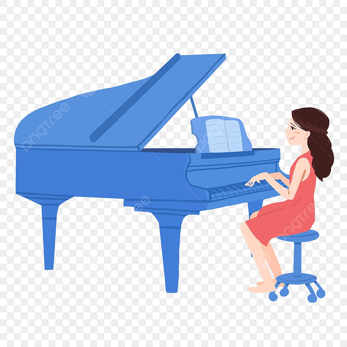 Пианино раскраска