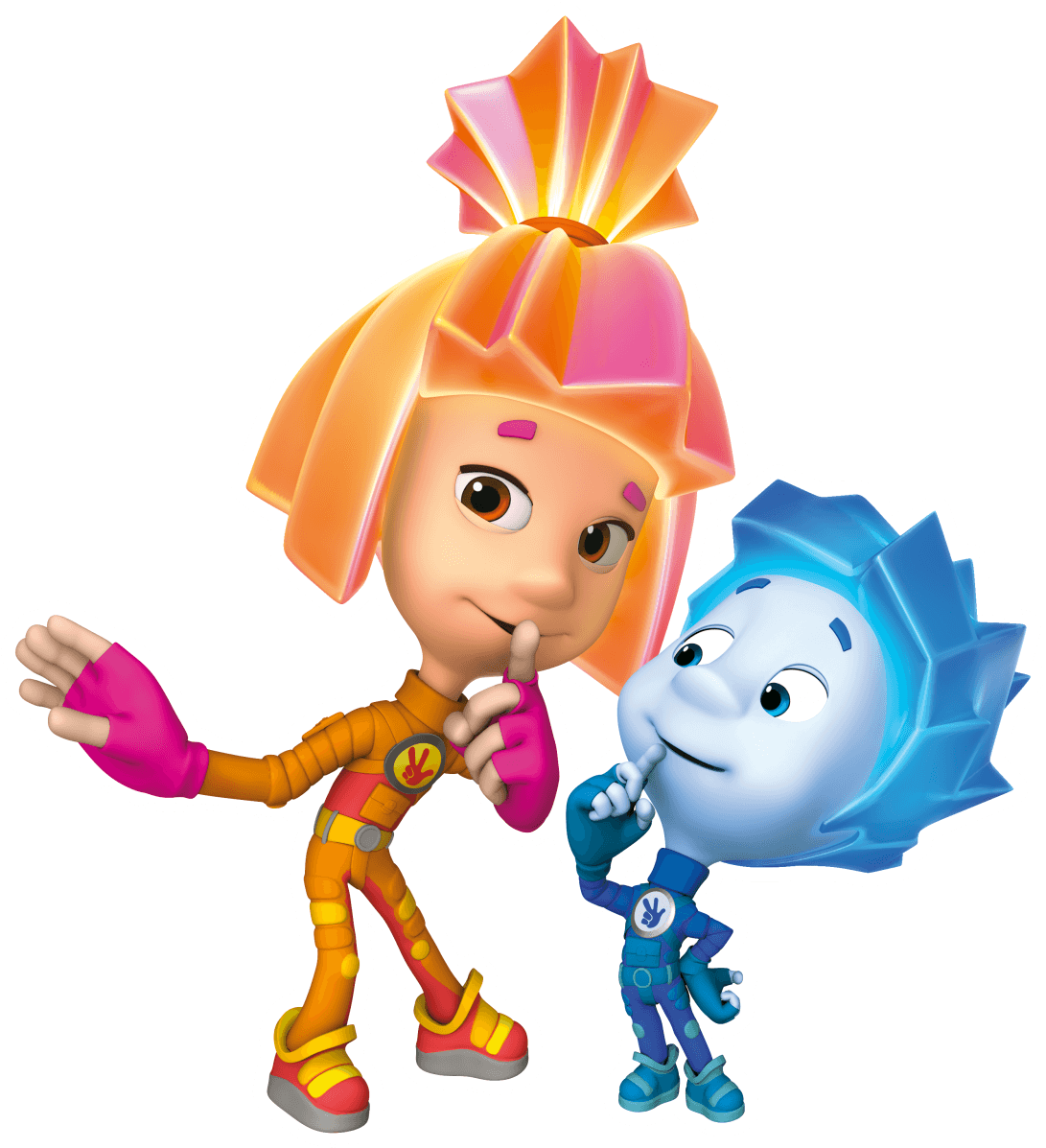 Фиксики Симка и Нолик