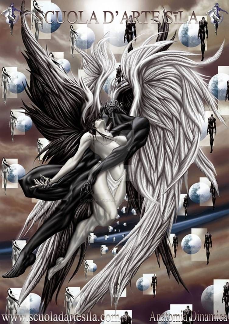 Демоны и ангелы любовь тату