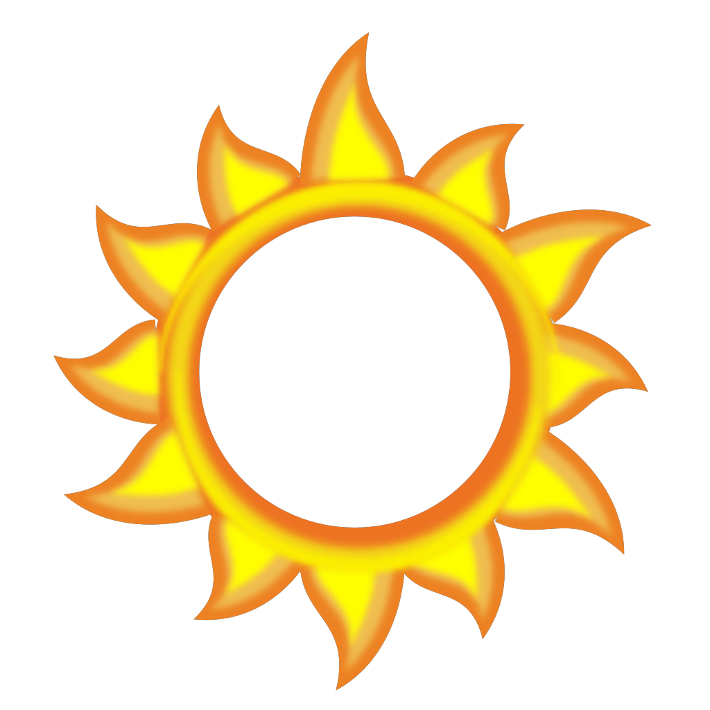 Солнышко картинка для детей раскраска