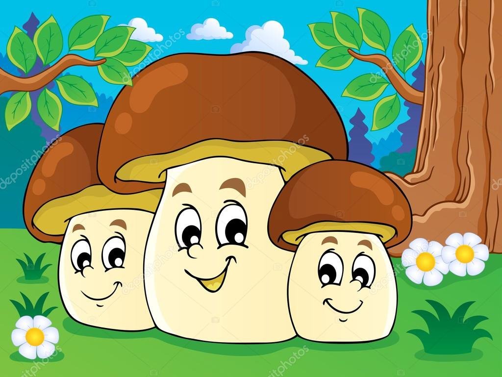 Грибочек с глазками