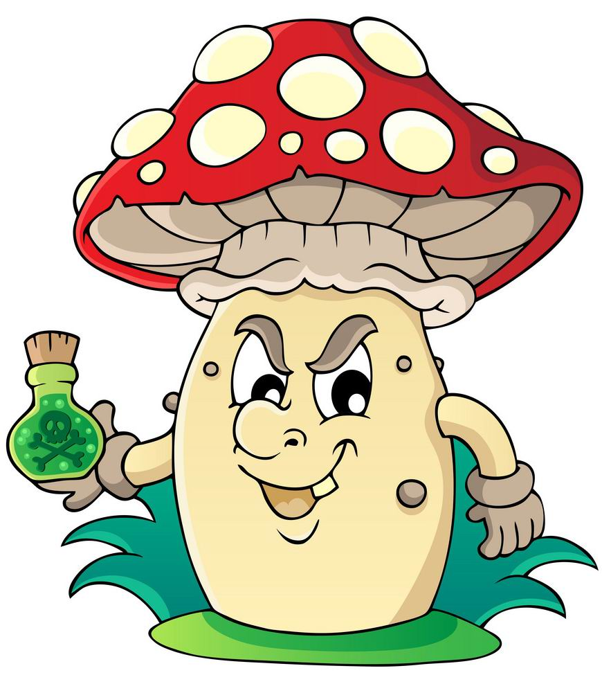 Мухомор с лицом