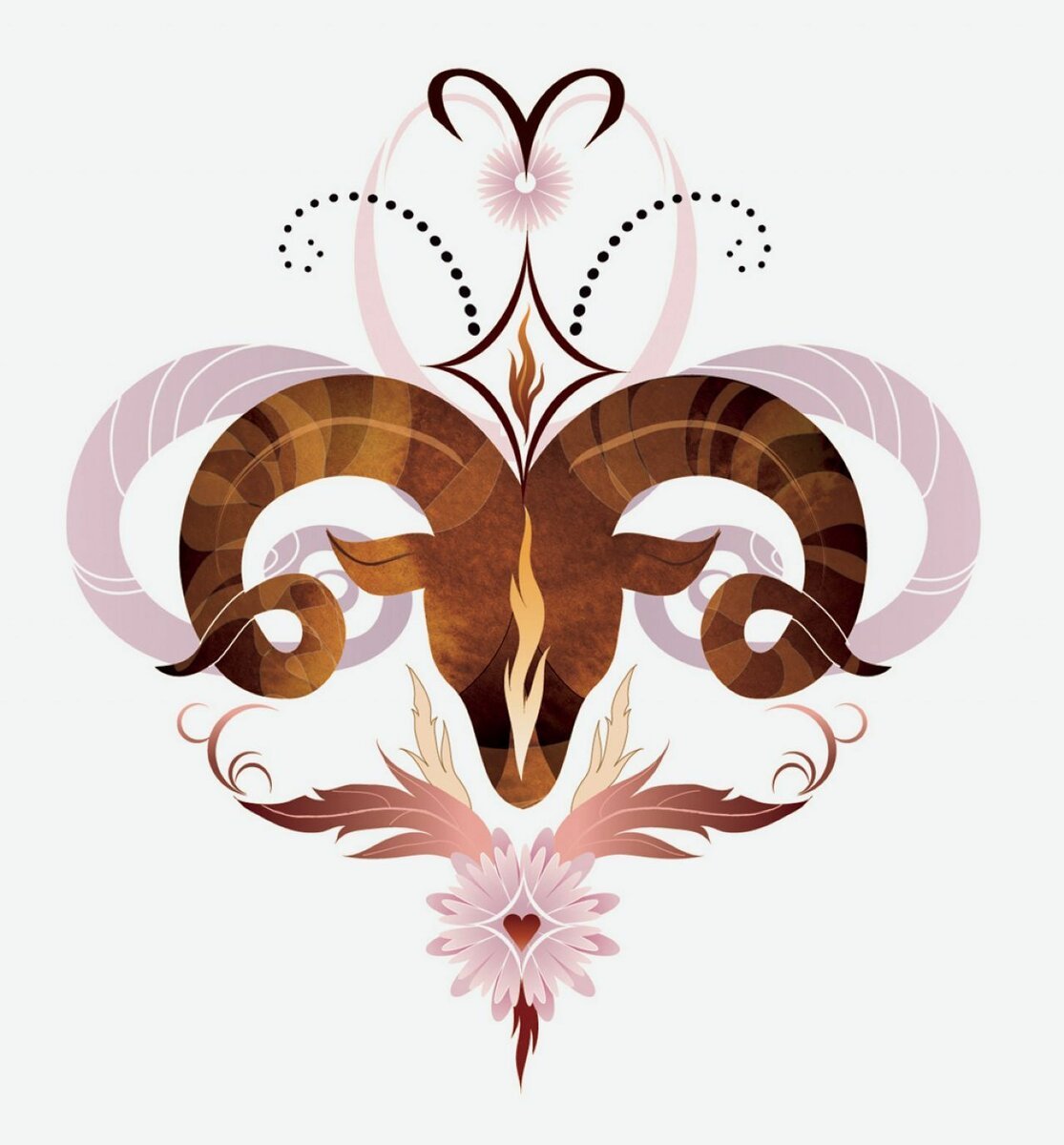 Созвездие овна тату эскиз