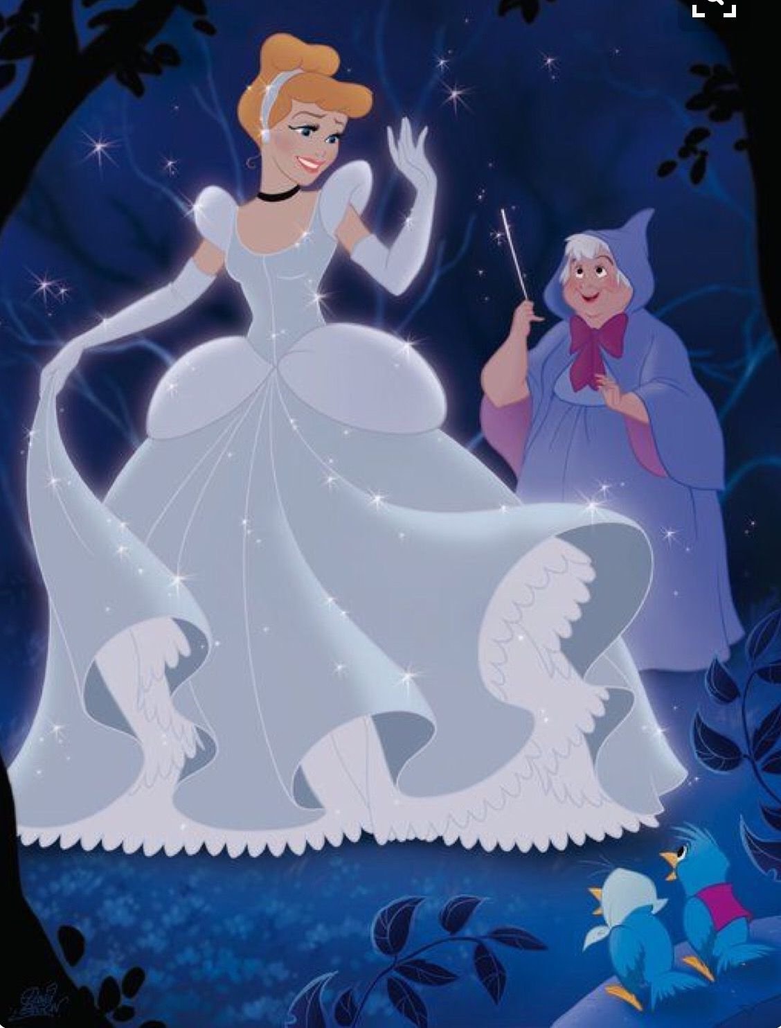 Золушка мультфильм Фея крестная