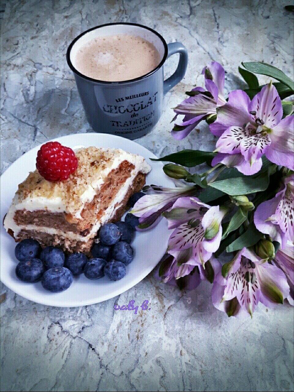 Завтрак с цветами