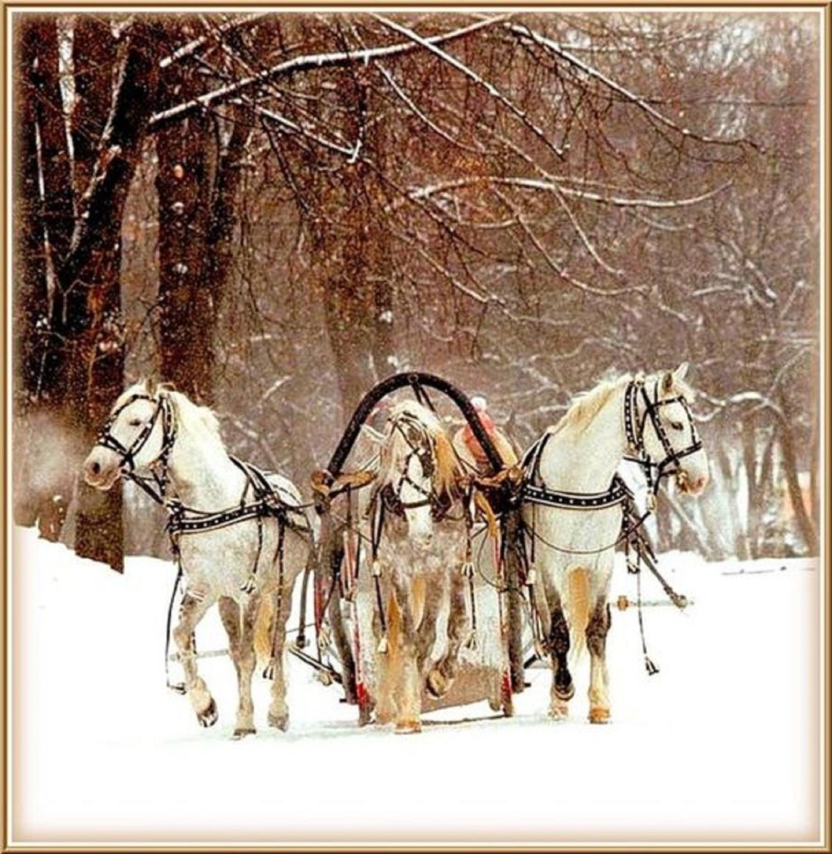 Новогодние лошадки