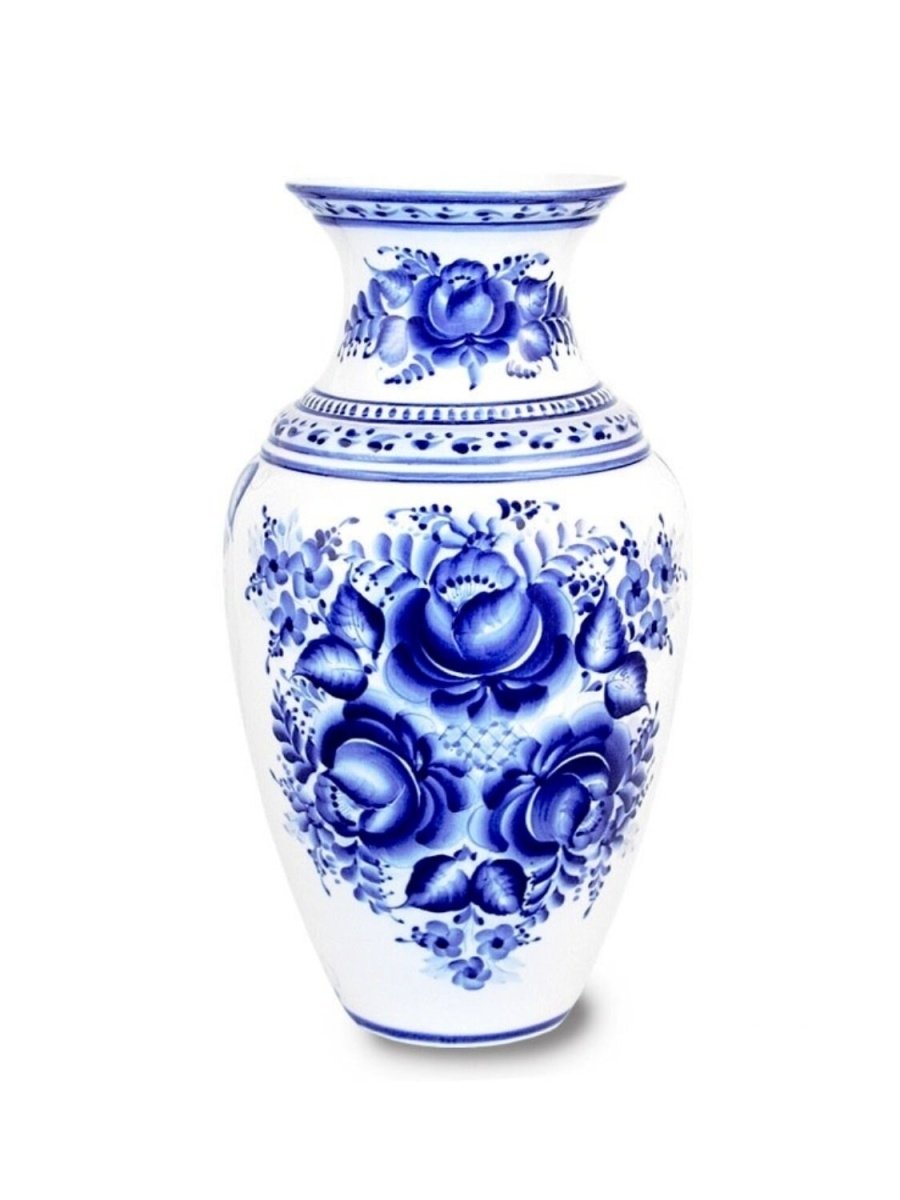 Векторная ваза с цветами