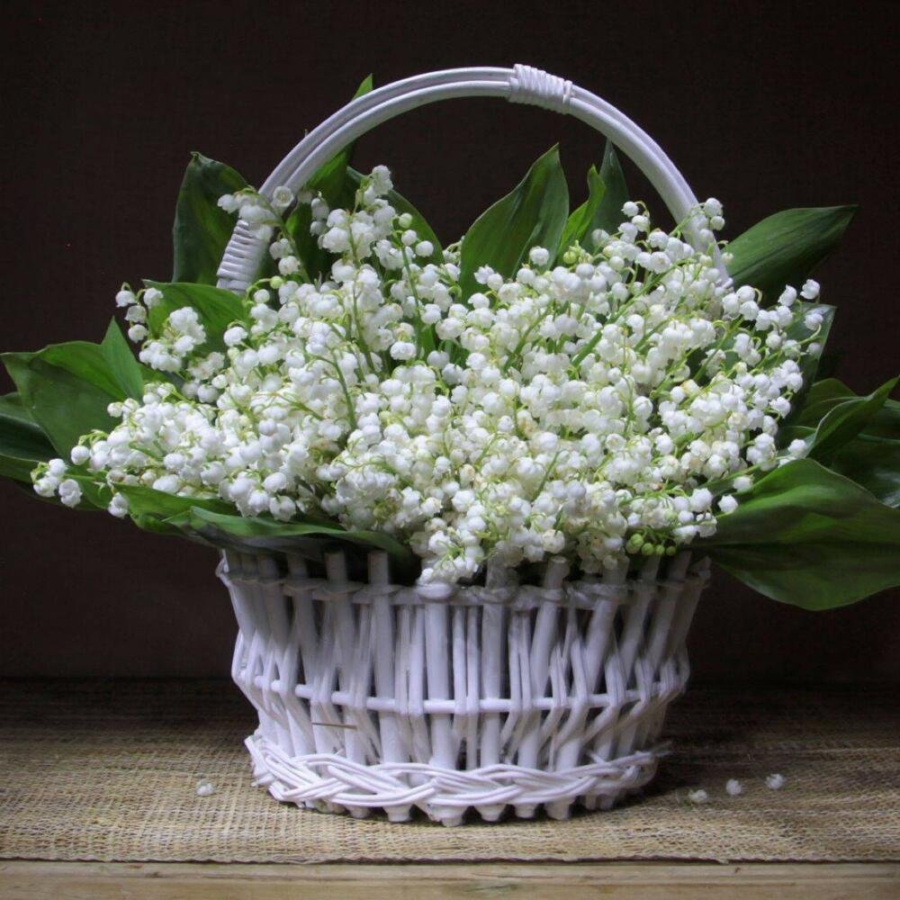 Ландыши в корзинке