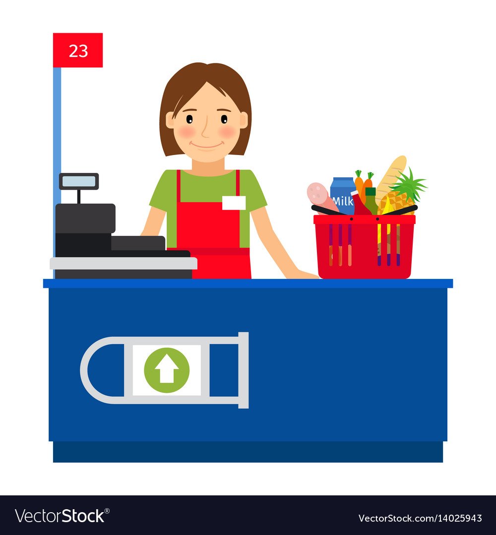 Продавец значок