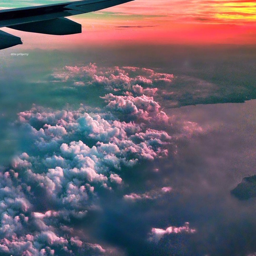 Небо вид с самолета