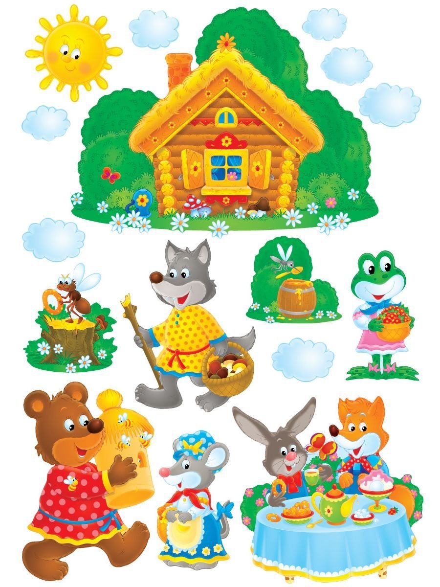 Теремок мультяшный