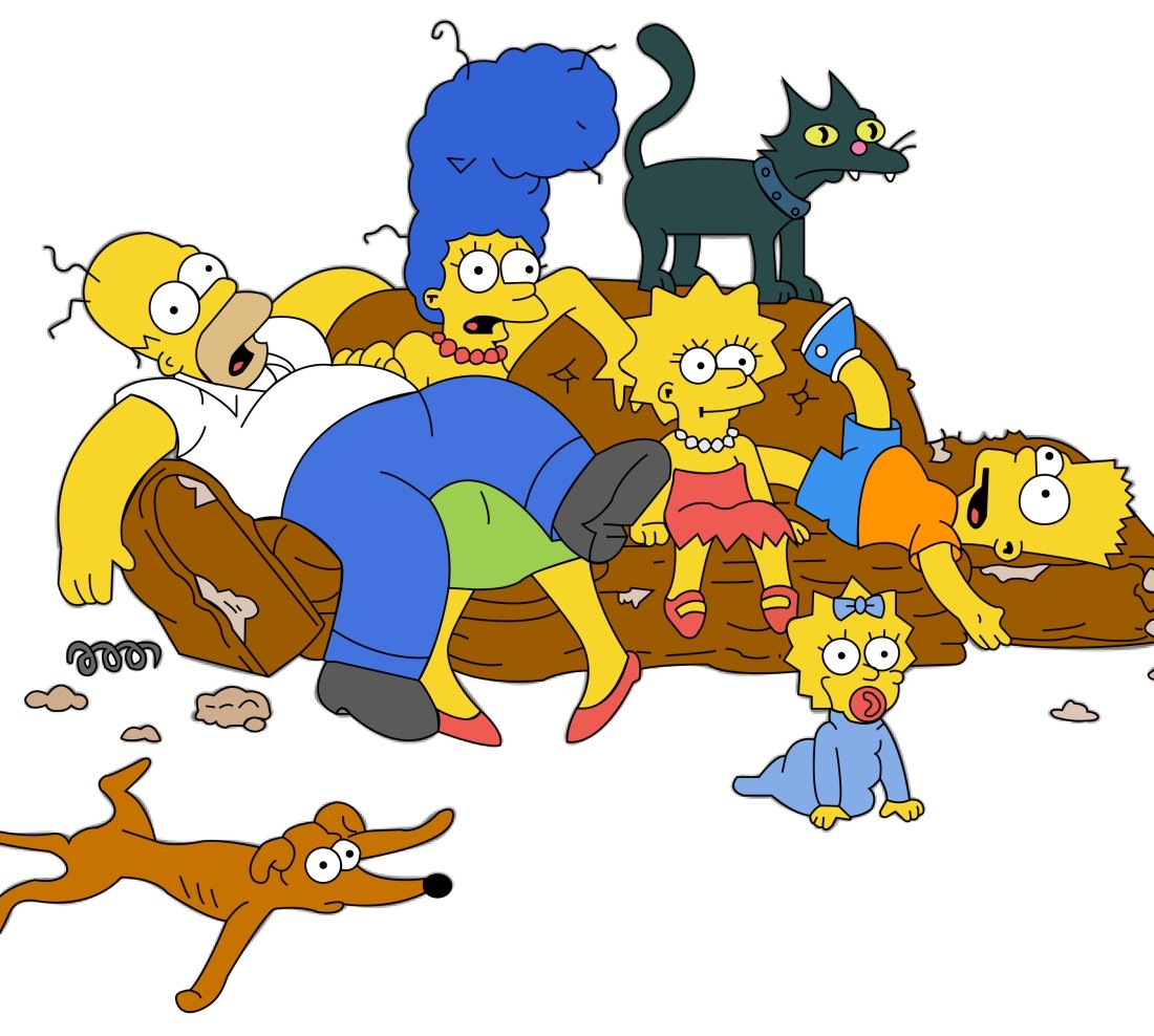 Симпсоны на диване
