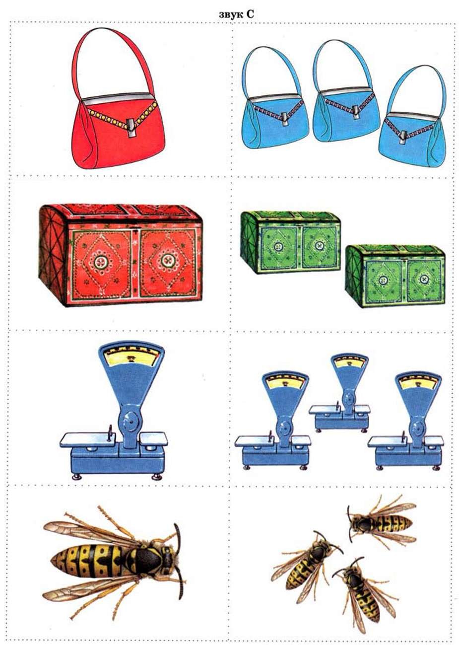 Предметы со звуком з