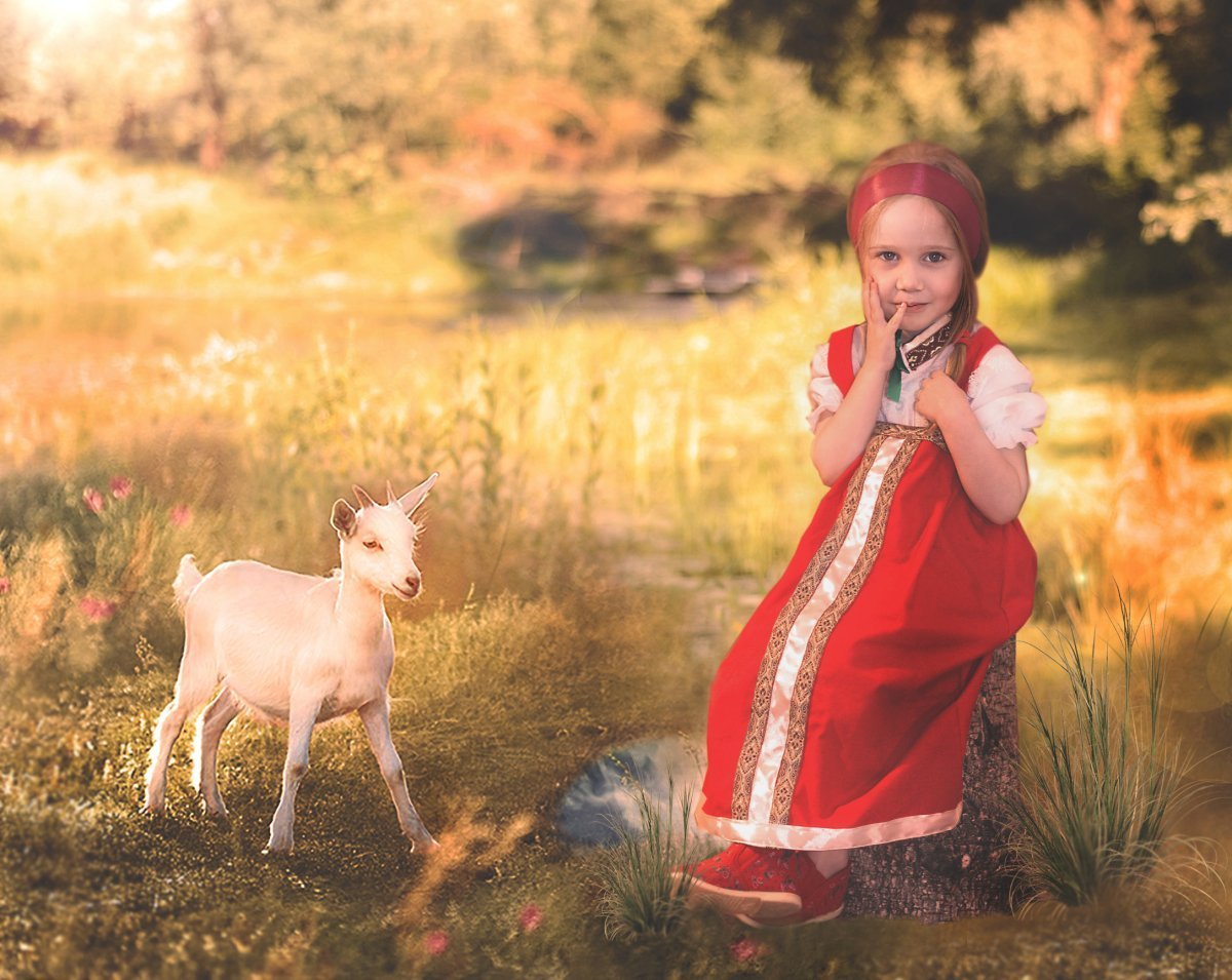 Алёнушка и братец Иванушка козлёночек