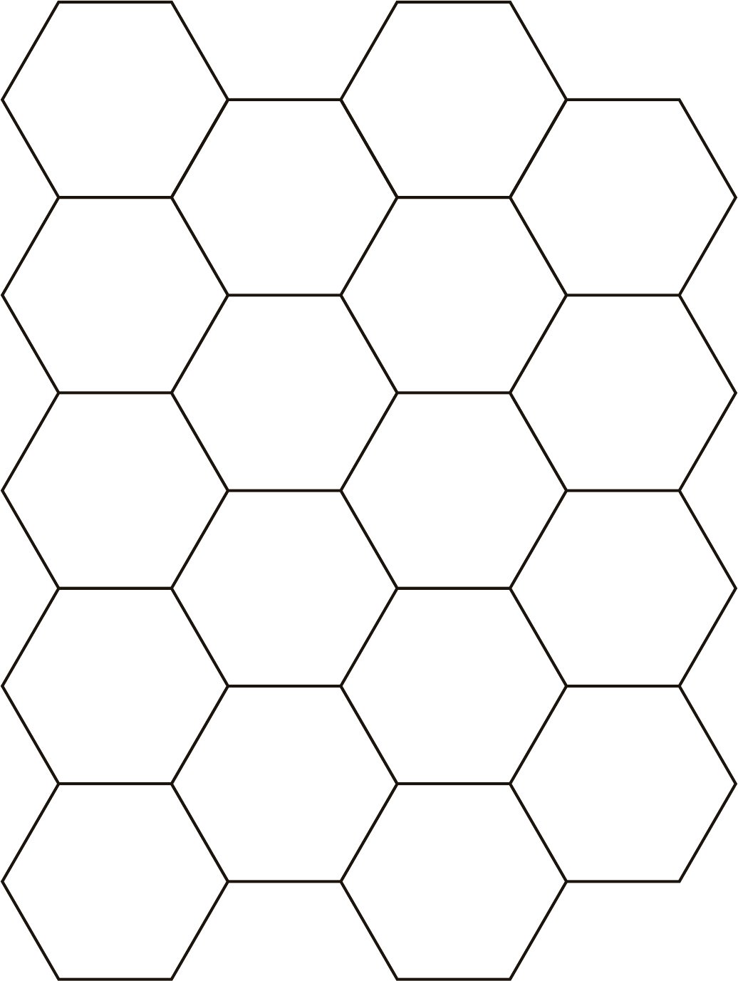 Схема Гексагон пэчворк