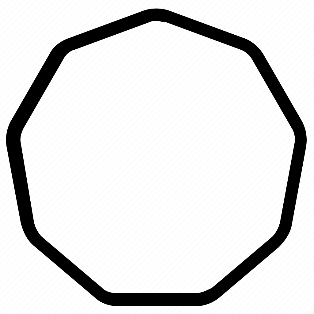 Знак восьмиугольник