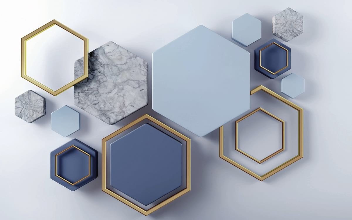 Шестиугольники на стене