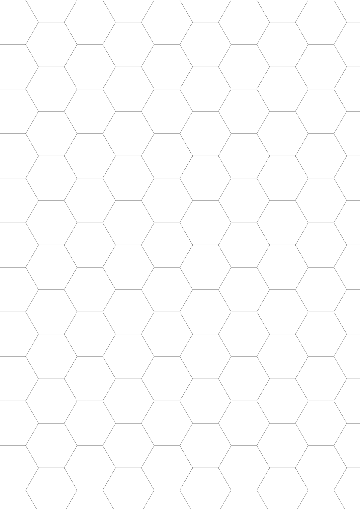 Гексагональная сетка а4 для ДНД