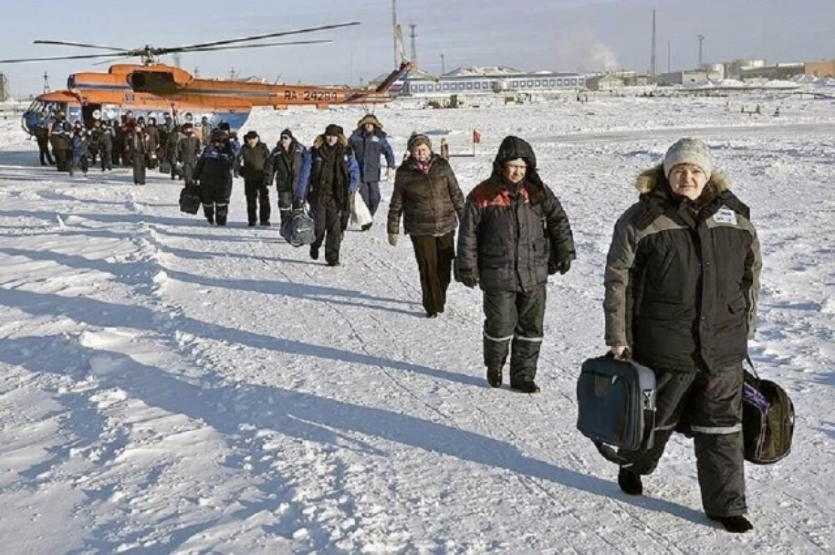 Вахтовики на севере