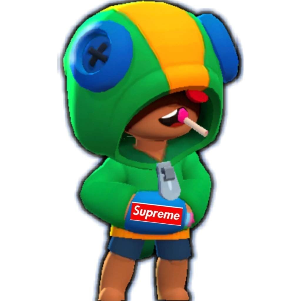 Леон арт Brawl Stars