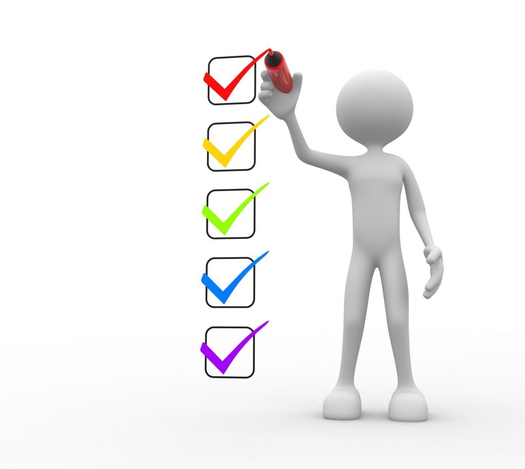 Белый человек с галочкой