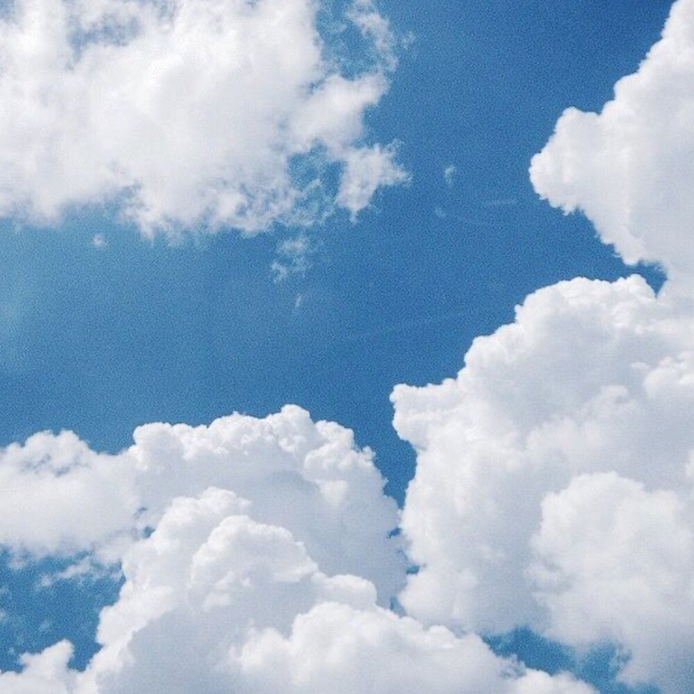 Голубые облака Эстетика
