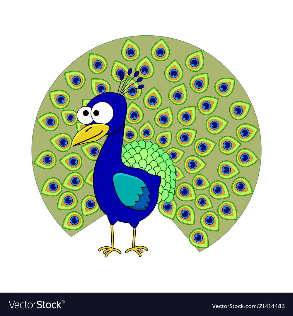 Тело павлина без хвоста