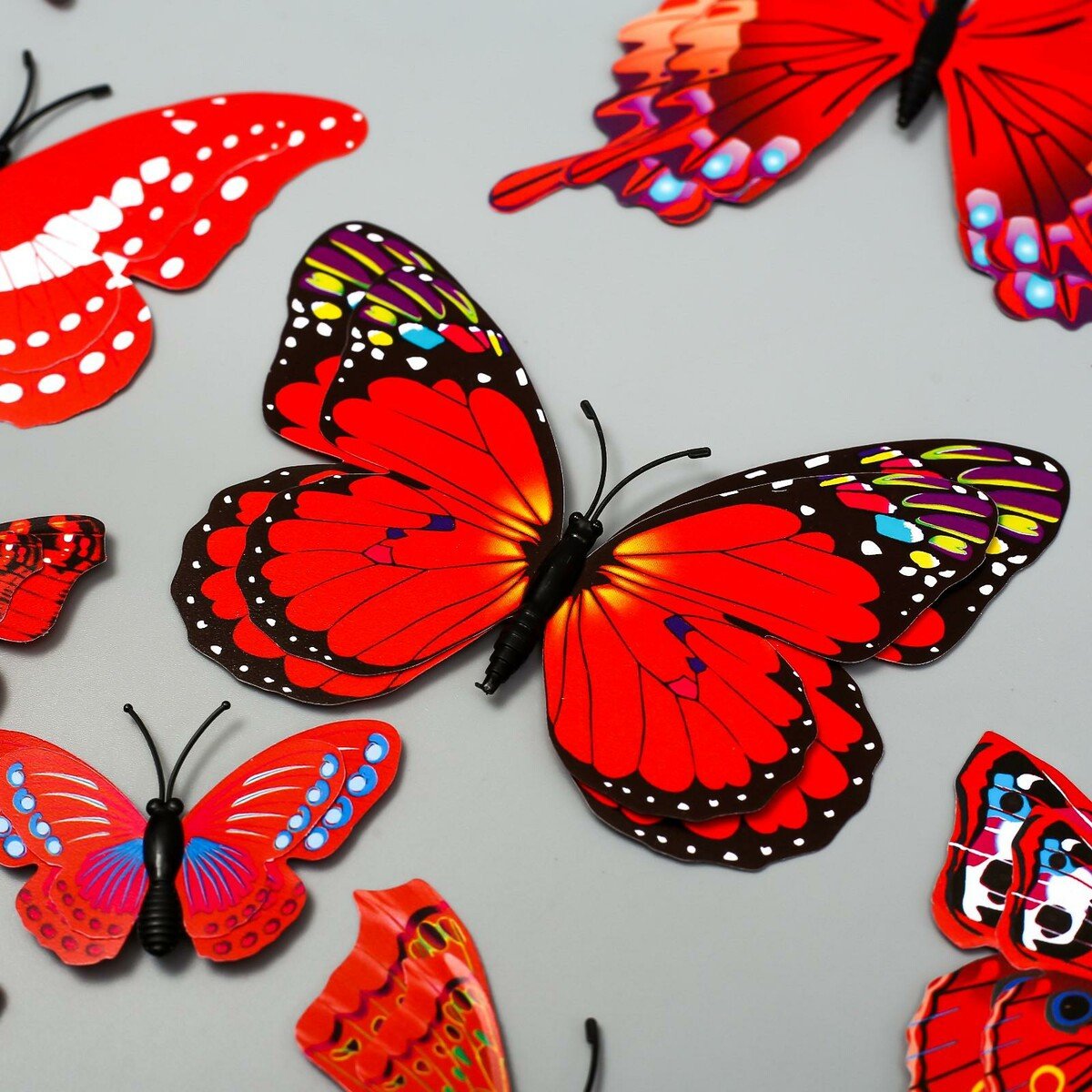 Галстук бабочка красный