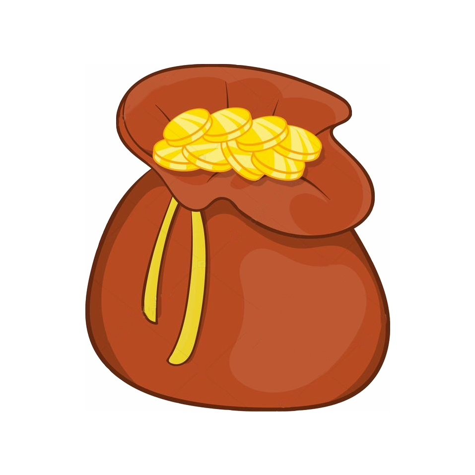 Открытый мешок вектор