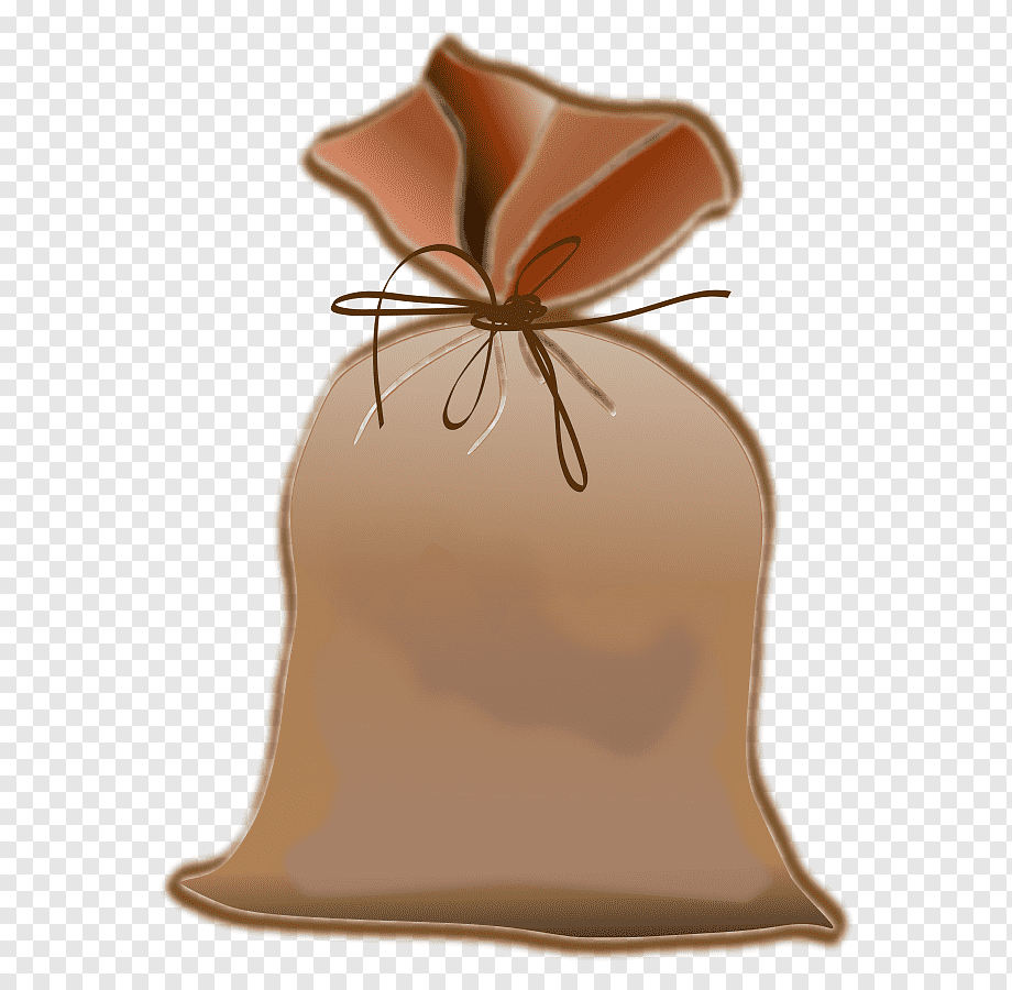 Мешок на прозрачном фоне