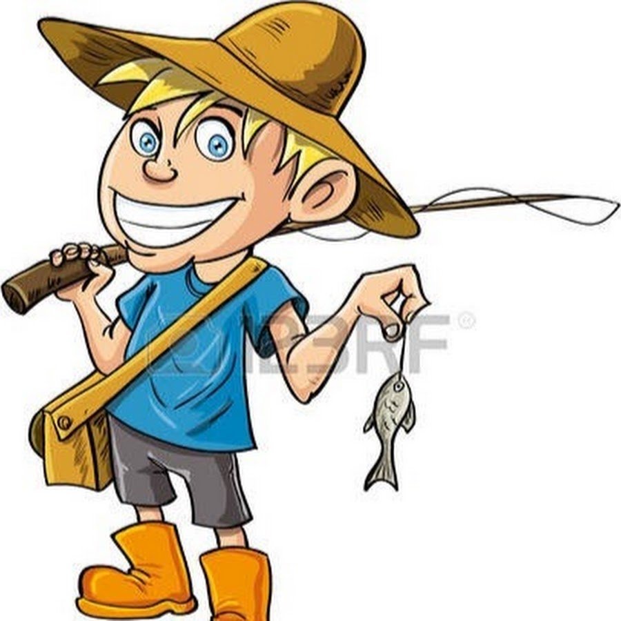 Рисунок юноша-Рыбак