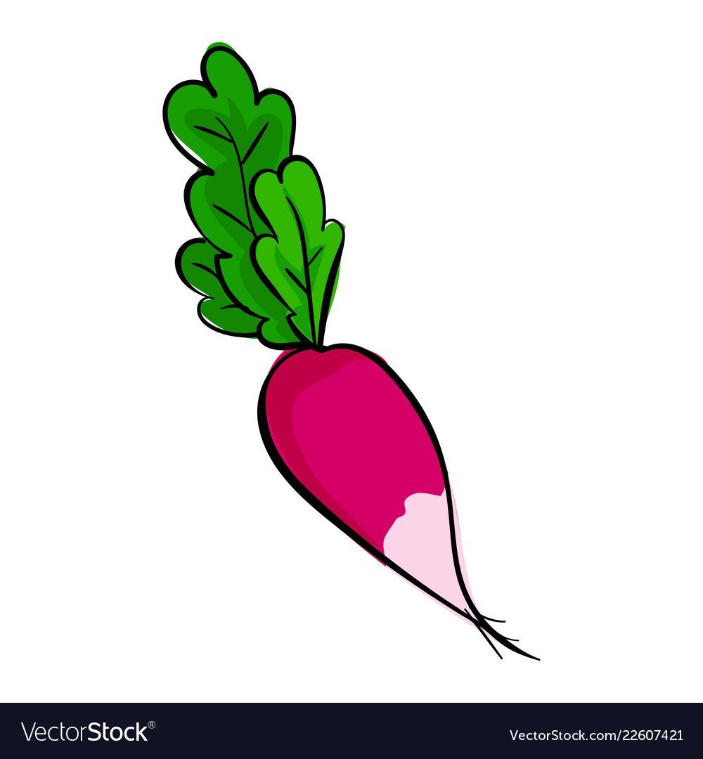 Маска детская редиска