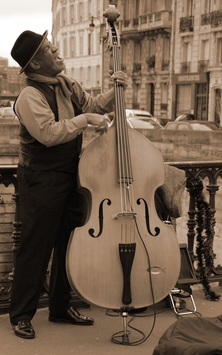 Джазовый контрабасист