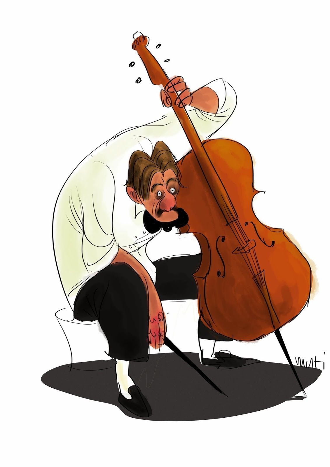 Виолончелист прикол