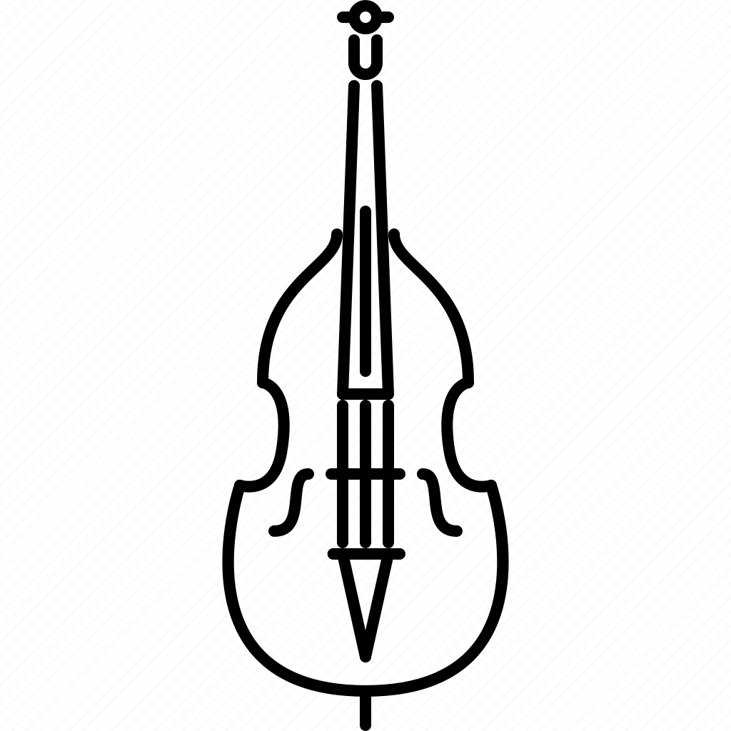 Контрабас мультяшный