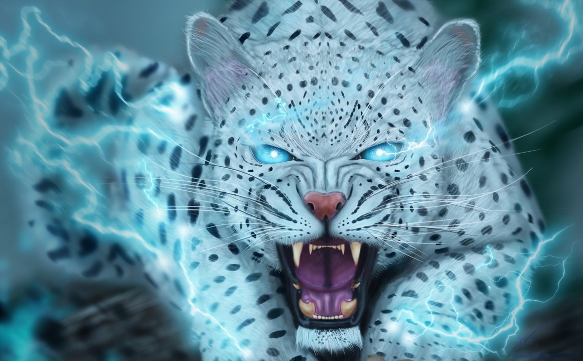 Леопард с голубыми глазами картинки