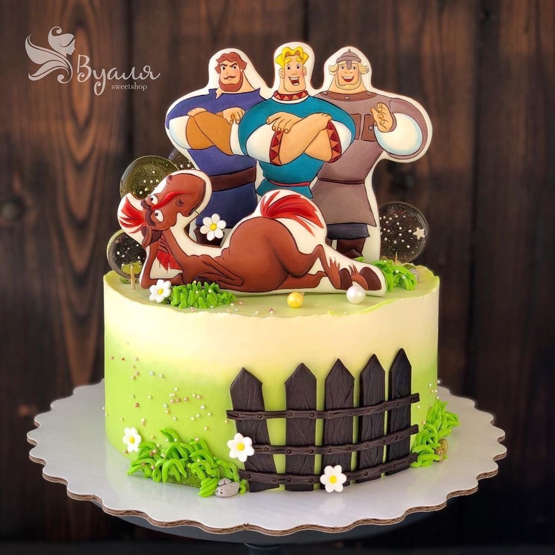 Картинка три богатыря для детей