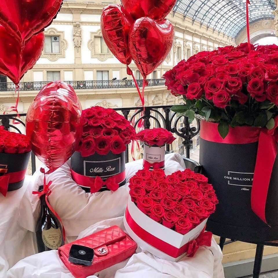 Фиолетовый букет