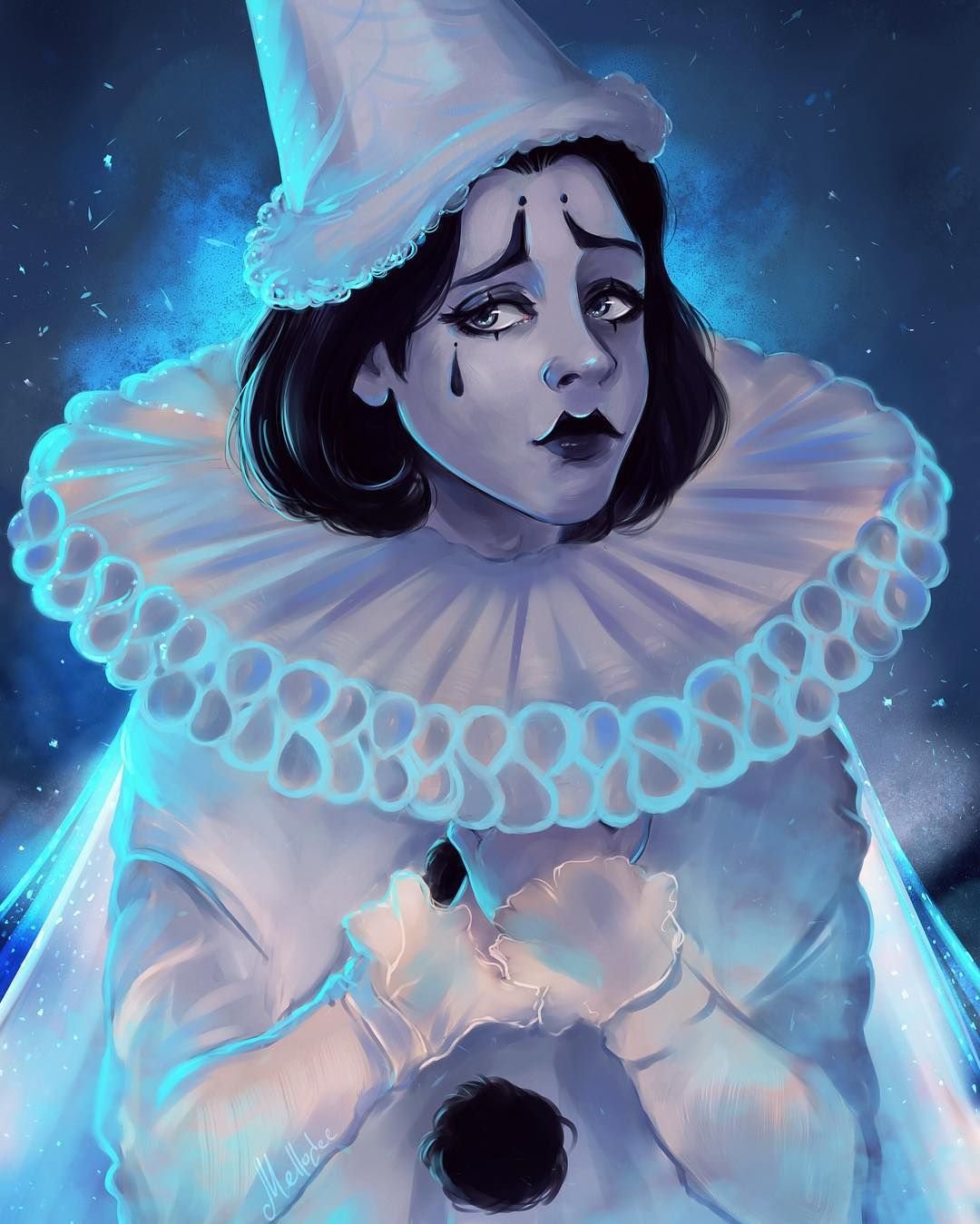 Пьеро из приключения Буратино