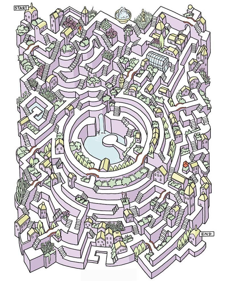 Лабиринт объемный