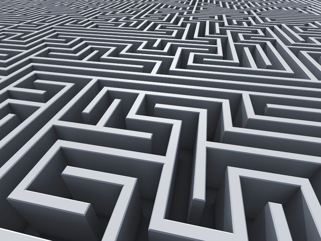 Лабиринт сверху