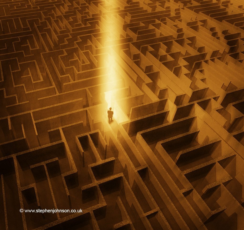 Лабиринт круглый для детей