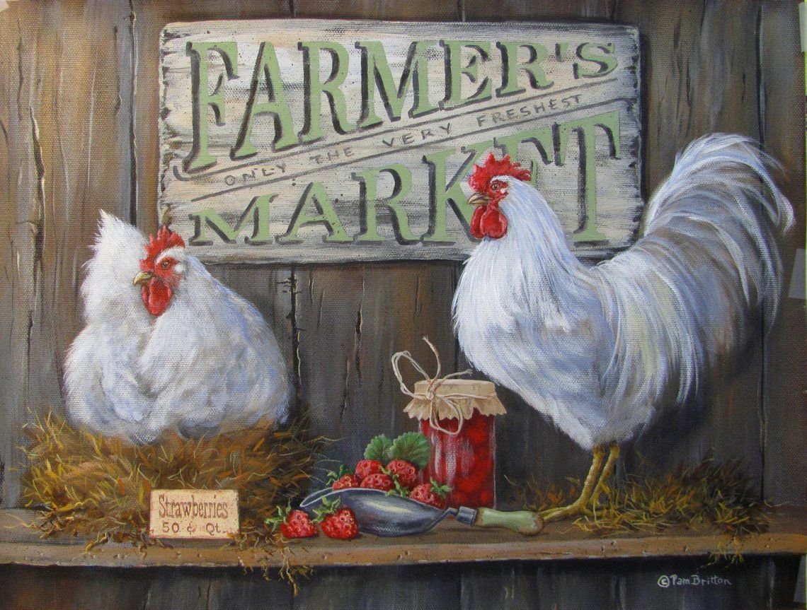 Постеры с курами