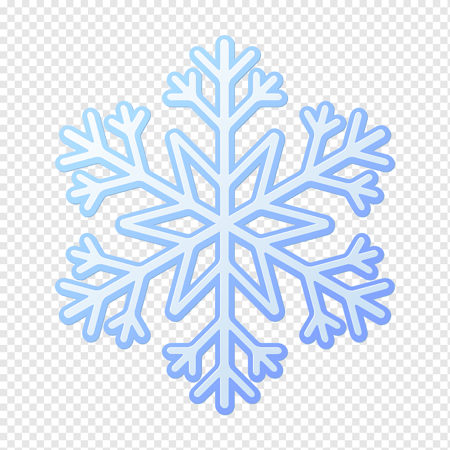 Голубые снежинки для вырезания
